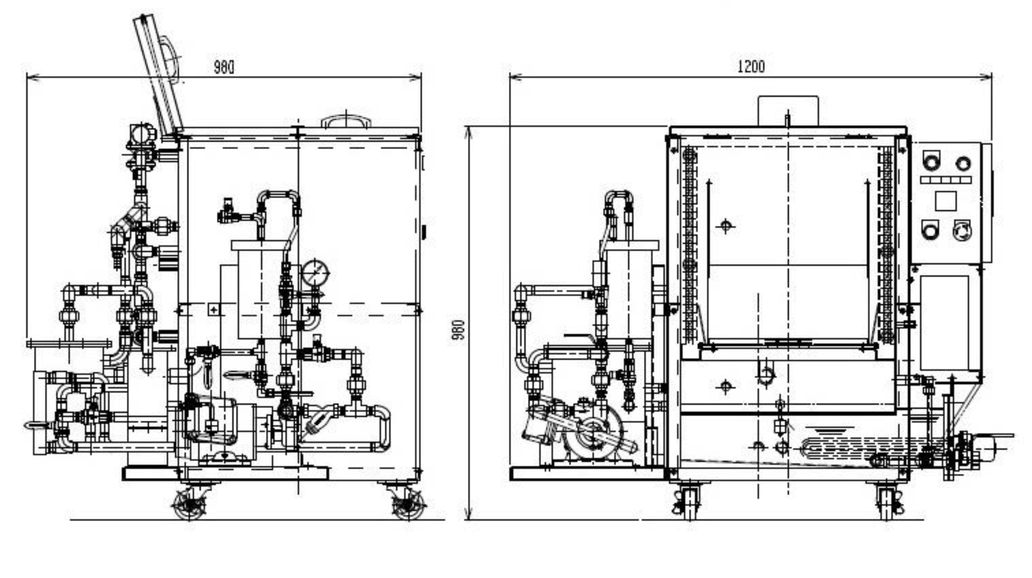 Green Vapor Delux ® 概略図面